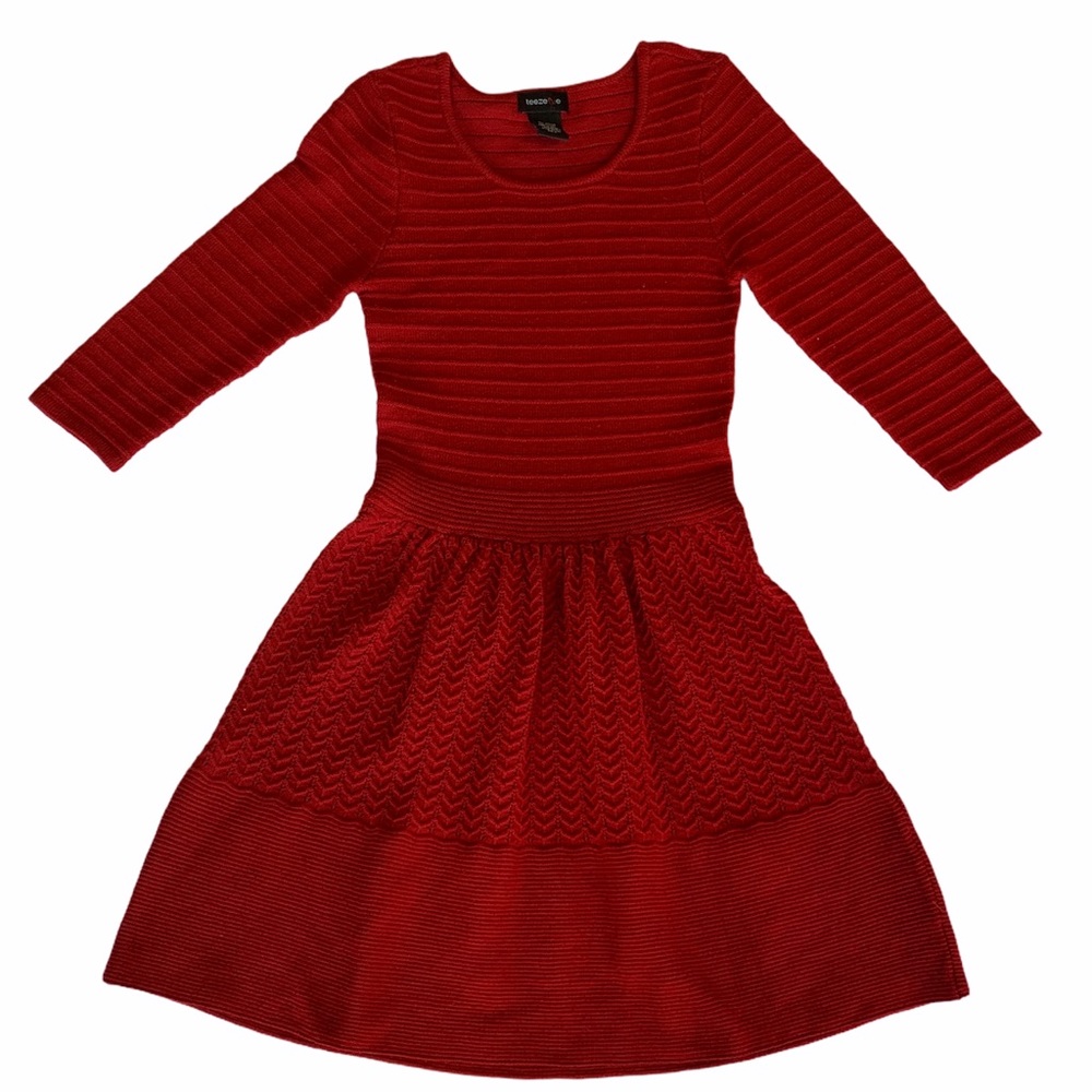 Teeze Me Ribbed Knit Mini Dress sz M